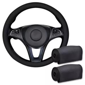아케이바이 논슬립 자동차 핸들커버 - 블랙 x 2개