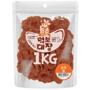 멍쵸 먹보대장 오리링 1kg 1개