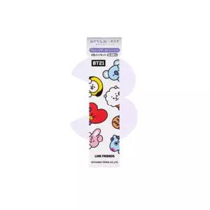 유니볼 스타일핏 리필심 세트 0.38mm BT21 BTS 캐릭터 8색 볼펜심