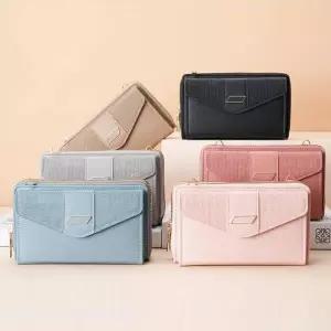 [QNTS3555_58]여성 미니크로스백 장지갑 핸드폰지갑 2단