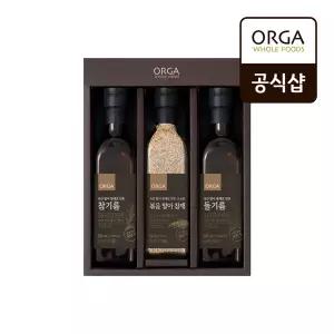 [올가] ORGA 국산 참기름 들기름 볶음참깨 선물세트