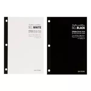 데이스토리 포켓3공바인더노트 리필 200x257mm 필기 수업 교실 대학 강의 자습 학생