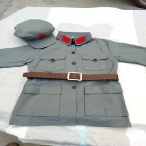 군복 연극 의상 무대 코스프레 전투복 옛날 코스튬  북한 소품 졸업사진 중국 인민군복