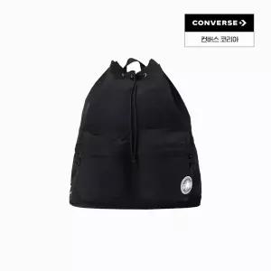 [컨버스] 공식판매처 / 남녀공용 컨버스 드로스트링 백팩 블랙_UA5748-023