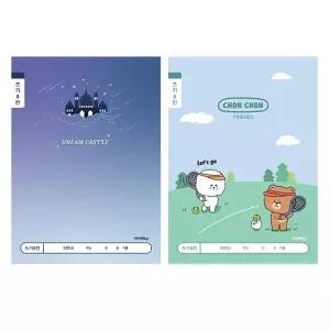 저학년 쓰기 공책 8칸 점선 깍두기 노트 남아 10권 B 초등학생 신학기 입학 준비