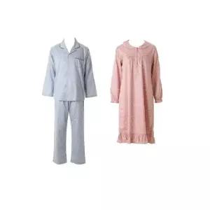 [갤러리아] [커플]면100% 클로버나염 파자마 원피스세트(VPA4553M/GN_ 2C)