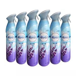 페브리즈 공기탈취제 에어 강력탈취 라벤더 부케 본품 165g x 6개