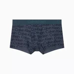 [롯데백화점]캘빈클라인 남성 CK 블랙 프린트 로우 라이즈 트렁크 NB4061-PUZ