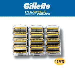 질레트 프로쉴드 옐로우 리필용 면도날 12개 코스트코