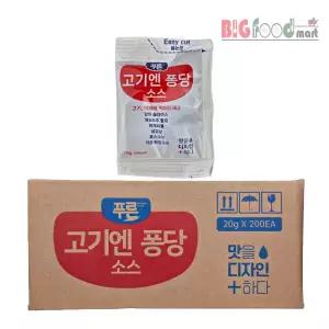 푸른식품 고기엔 퐁당 소스 20g X 200개 (BOX)