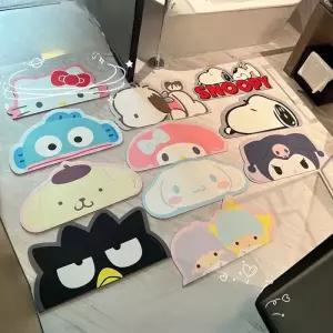 산리오시리즈 쿠로미 키티 귀여운 욕실매트 규조토 방수 미끄럼방지