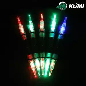 쿠미 고휘도 양방향 LED 수중 미니 집어등 점등 점멸 소형 램프 케미 볼락 풀치 갈치 오징어