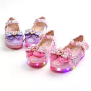 러브 하트 LED구두 공주 여아 키즈메리제인 초등 유아 아기 불빛 구두