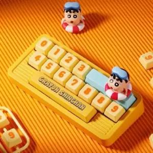 짱구 키보드 주차번호판 귀여운 자동차 전화 번호 판 캐릭터 차량 핸드폰 연락처 알림판