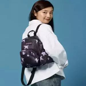 jansport 하프파인트 미니백팩 SPRAYED STARS PASTEL LILAC