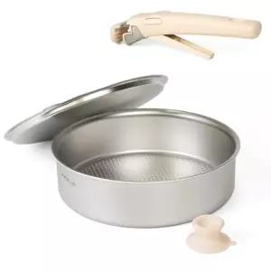 키친아트 프리미오316C 무연마 통오중 탈착식전골 22cm