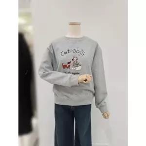 [갤러리아] [SOUP] 강아지 캐릭터 맨투맨 티셔츠 SBALT80