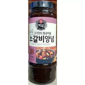 소 갈비 양념 백설 500g/찜 소스 간장 조림 양념장 명절 간편 식당 업소용 가정용 고기 구이 맛있는