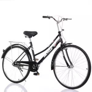 어르신 클래식 자전거 산책 도구 솔리드 남성용 통근자 경량 바구니 라이트 출퇴근 성인 여성