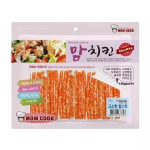 맘쿡 강아지 육포 간식 대용량, 맘치킨 고소한 쌀스틱, 300g, 1개