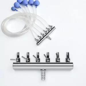 튼튼한 브로와 10구 에어 분배기 어항 기포기