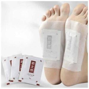 100매 발바닥 쑥 찜질 파스 배출 온열 패치 수액