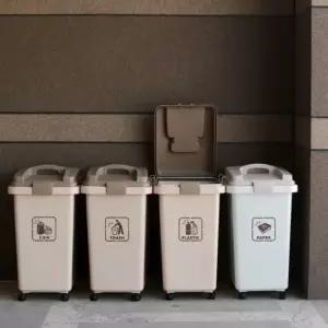 원터치 분리수거함 30L 50L 재활용박스 세트 50L쓰레기통 대용량쓰레기통 대용량분리수거함