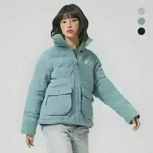 [아이더] 공용 코듀로이 베이직 구스다운 숏패딩_DUW22565