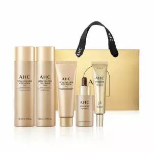 [AHC] 바이탈 골든콜라겐 시너지 세트(토너+로션+크림+앰플+아이크림)