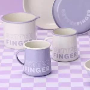 [무케렌시아][무케] 베터핑거_에나멜 법랑 머그 560ml 2colors 핸드메이드 커피잔 홈카페 신혼 집들이선물