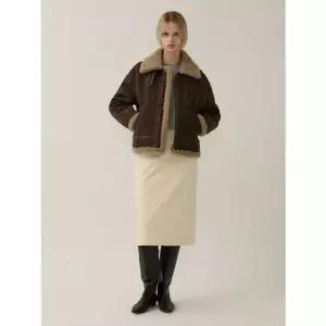 [갤러리아] [겨울]스웨이드  무스탕 재킷