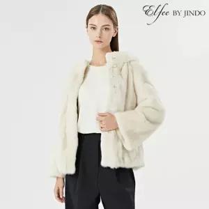 (etv)진도 Elfee 풀스킨 휘메일 밍크 후드 자켓 (E8W3EJ11_)