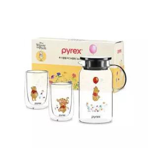 파이렉스 푸 더블월 머그  물병 3P