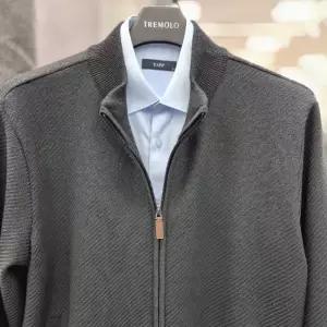 [트레몰로]TREMOLO HC14 집업가디건 융본딩 니트 TRNBC4W9291 (27349294)