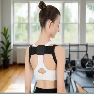 말린 등 펴주는 기구 허리 척추 굽은 말린 어깨 펴주는 바른 교정 자세 밴드