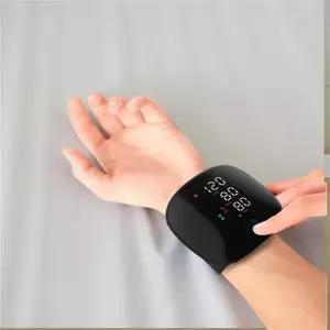 손목 혈압계 가정용 전자 팔목 자동 측정기 원터치 스마트 디스플레이