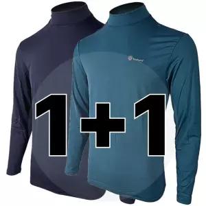 원 플러스 원 겨울 기모 남자 반폴라 긴팔 작업복 상의 BTR412 등산 작업티 티셔츠 기능성 남성 