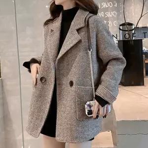 [올리비에스클로젯] 체크소매 헤링본 자켓_O2511JK607D