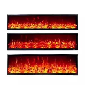 불멍모니터 시뮬레이션 벽난로 거실 유럽 장작 장식