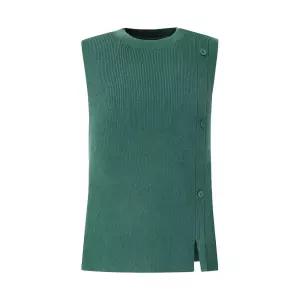 [크로커다일레이디] 크로커다일레이디 단추장식 베스트 니트CLCWSW103