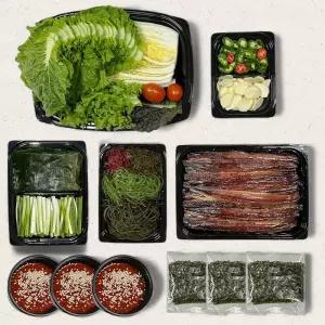 포항 구룡포 과메기 야채 세트 [대] 4~5인분 (20마리/40쪽)