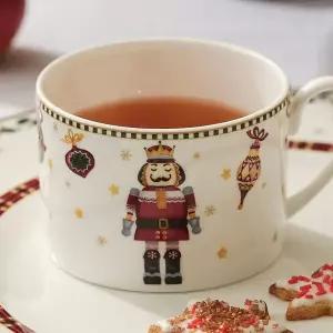 크리스마스 넛크래커 커피세트 4p