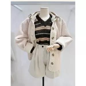 갤러리아 [LAP]니트후드 뽀글점퍼 (AR7XJ462)