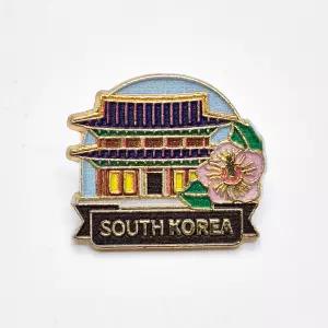 한국 전통 광화문 무궁화 브로치 뱃지 와펜 외국인 선물 단체 집회 기념품