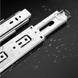 [골드스마일]가구 3단 서랍 슬라이딩 서랍장 싱크대 레일 400mm