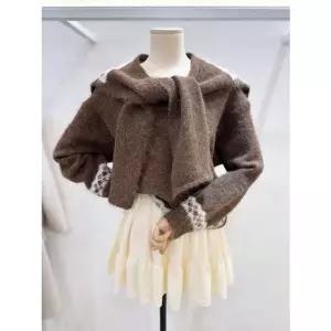 [갤러리아] [LAP]패턴숄세트 브이넥니트 (AR7XG47H)