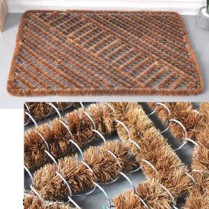 흙마당 공사장 신발흙털이 야자철 발판매트 바닥오염방지 비올때매트 출입구발판