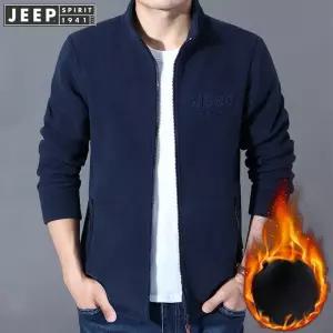 JEEP SPIRIT 남자 후리스 집업 폴라폴리스 겨울 자켓