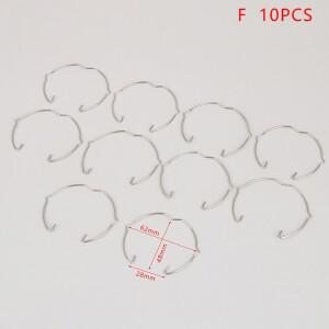 라이트 컵 브래킷 카드 링 55mm 48mm 램프 고정 스프링 클립 MR16 GU10 스포트 다운 액세서리 10 개/세트