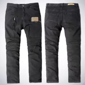 [비브레이커스]남성 기모카고팬츠 스판 본딩 작업복바지 VG06 블랙